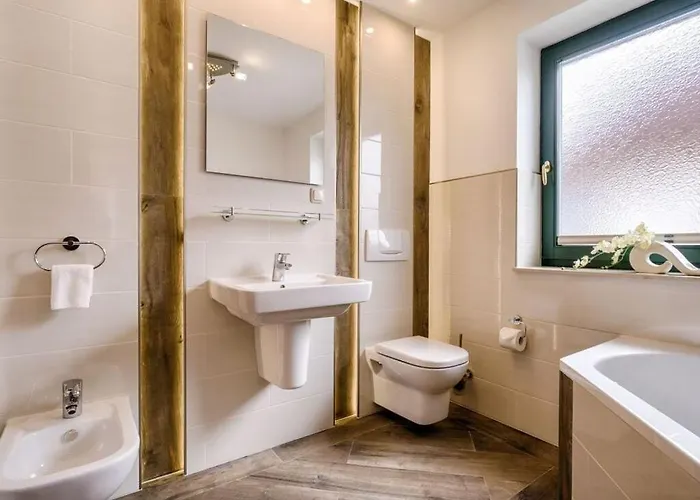 펜션 Am Rotdorn Modern Retreat 프레로